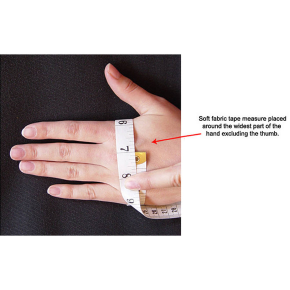 Leather half-gloves custom made by KvO Design - Picture 6 of 7